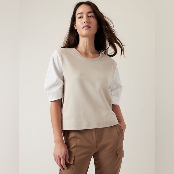 Athleta Tops - ATHLETA HARLOW HYBRID TOP